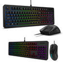 Kit teclado e Mouse Lenovo KM310 Gamer para Jogos PC LED RGB