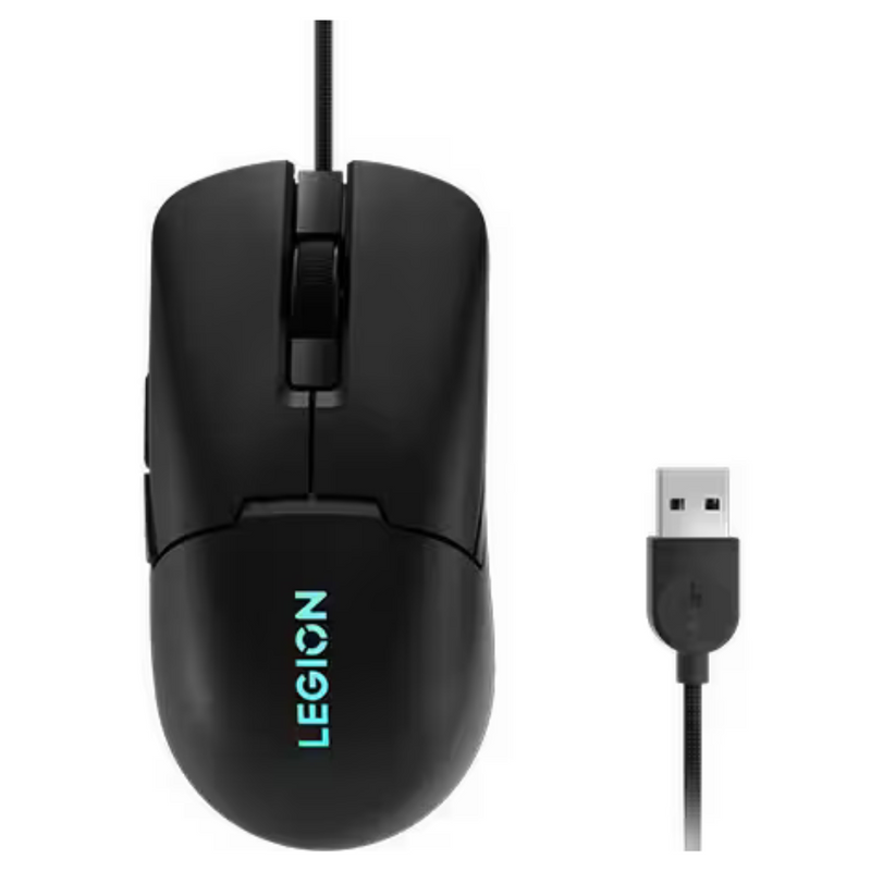 Kit teclado e Mouse Lenovo KM310 Gamer para Jogos PC LED RGB