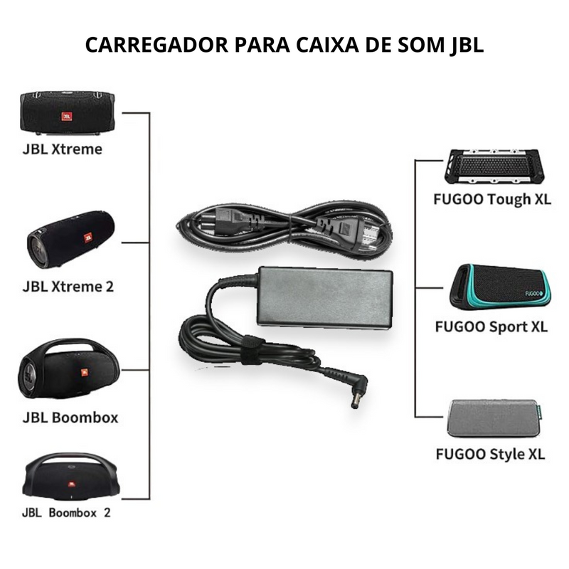 Carregador Para Caixa de Som
