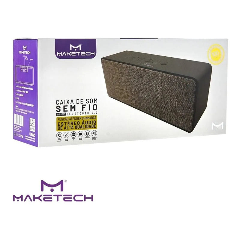 Caixa de som sem fio BTS315, Bluetooth 5.0